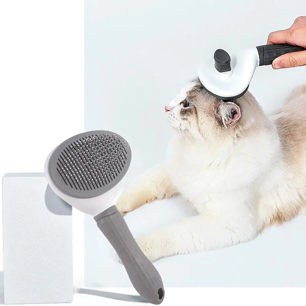 Pet Dog Hair Brush Cat Comb Grooming And Care Cat Brush Stainless Steel Comb For Long Hair Dogs Cleaning Pets Dogs Accessories