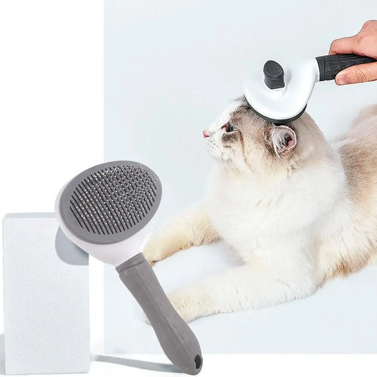 Pet Dog Hair Brush Cat Comb Grooming And Care Cat Brush Stainless Steel Comb For Long Hair Dogs Cleaning Pets Dogs Accessories